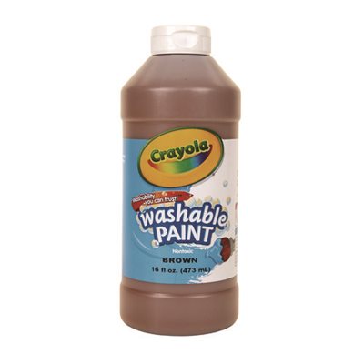 PAINT, CRAYOLA WASHABLE 16 OZ BROWN