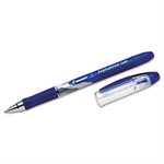 PEN, ROLLERBALL, STICK, GEL, ALPHAELITE, .7MM, MEDIUM, BLUE INK / BARREL, DOZEN 