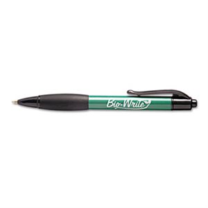 PEN, RETRACTABLE, RUBBER GRIP, BIO-WRITE, MEDIUM, BLACK INK, ABILITYONE, DOZEN