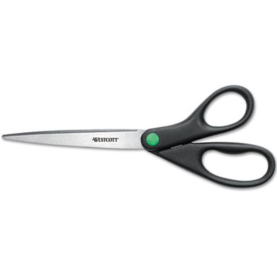 SCISSORS, KLEENEARTH, RECYCLED, 9" LONG, BLACK