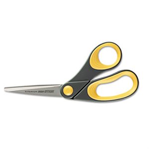 SCISSORS, NON-STICK, TITANIUM BONDED, 8" BENT