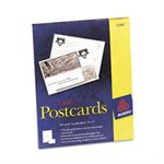 Postcards, Laser Printers, 4" x 6", Uncoated, White, 2 / Sheet, 100 / Box