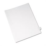 DIVIDERS, Allstate-Style, Legal Exhibit, Side Tab, Title: X, Letter, White, 25 / Pk