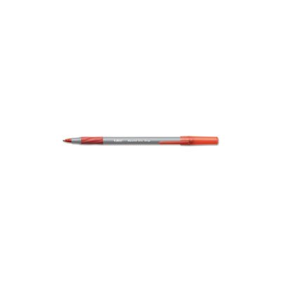 PEN, BALLPOINT, STICK, Round Stic Grip, Xtra Comfort, Red Ink, 1.2mm, Medium, Dozen