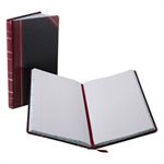 Record / Account Book, Black / Red Cover, 300 Pages, 14.125" x 8.625"