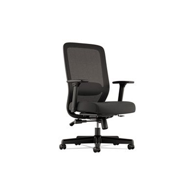 CHAIR, EXECUTIVE, VL721 Series, Mesh Back, 100% Polyester Seat, Black