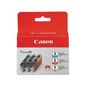 CARTRIDGE, CANON (CLI-8), ChromaLife100+ Ink, Cyan / Magenta / Yellow, 3 / PACK