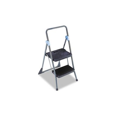 Stool, Folding, Commercial, 2-step, 300lb Cap, 20.5