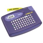 LABEL MAKER, CASIO, KL-60L, 2 Lines, 6.625"w x 4.5"d x 1.0625"h