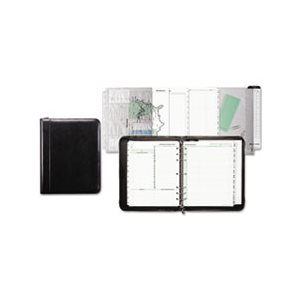 DAY-TIMER, STARTER SET, Aristo, Bonded Leather, 8.5" x 11", Black