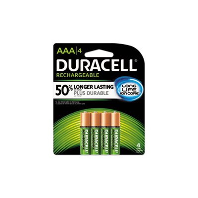 BATTERIES, AAA, DURACELL Rechargeable NiMH, w / Duralock Power Preserve ...