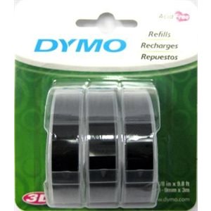 DYMO. LABEL TAPE, 3PK