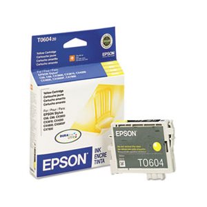 CARTRIDGE, EPSON, T060420 (60) DURABrite Ink, Yellow