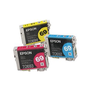 CARTRIDGE, EPSON, T069520 (69) DURABrite Ink, Cyan / Magenta / Yellow, 3 / PACK