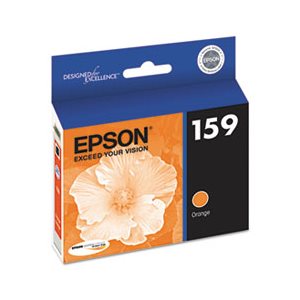 CARTRIDGE, EPSON, T159920 (159) UltraChrome Hi-Gloss 2 Ink, Orange