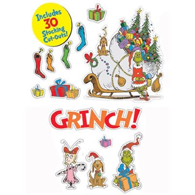 BULLETIN BOARD SET, DR. SEUSS, CHRISTMAS, GRINCH