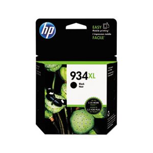 CARTRIDGE, INK, HP 934XL, (C2P23AN), High Yield, Black, Original