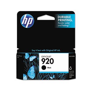 CARTRIDGE, INK, HP 920, (CD971AN), Black, Original