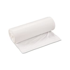 CAN LINER, Low-Density, 33" x 39", 33gal, .8mil, White, 25 / Roll, 6 Rolls / Carton