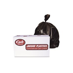 DRUM LINERS, Industrial, Rolls, 2.7mil, 38" x 63", Black, 50 Bags / Roll, 1 Roll / CARTON