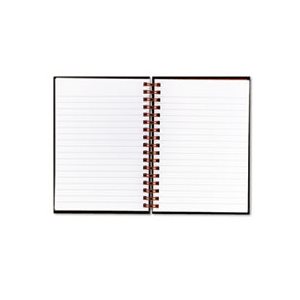 NOTEBOOK, Twin wire, Hardcover, Legal Rule, 8.25" x 5.875", White, 70 Sheets