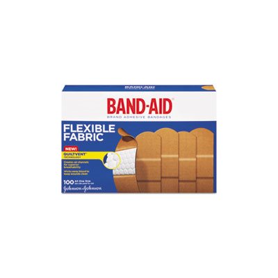 BANDAGES, BAND-AID, Flexible Fabric, Adhesive, 1