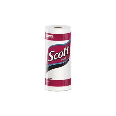 TOWELS, PAPER, Kitchen, SCOTT, Roll, Absorbency Pockets, 11" x 8.78", 128 / Roll, 20 Rolls / Carton