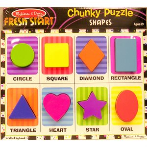 PUZZLE, JUMBO, CHUNKY, SHAPES