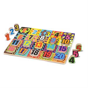 PUZZLE, JUMBO, CHUNKY, NUMBERS