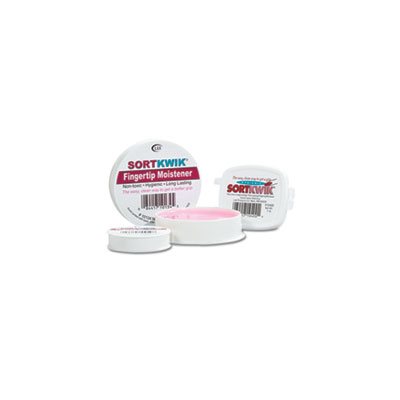 FINGERTIP MOISTENERS, Sortkwik, 3 / 8 oz, Pink