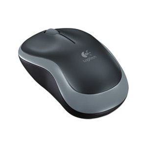 MOUSE, WIRELESS, LOGITECH M185, LEFT / RIGHT HAND USE, Black