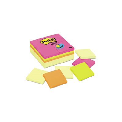 POST-IT NOTES, Pads, Value Pack, 3" x 3", Canary Yellow / Cape Town, 100-Sheet, 24 / PACK