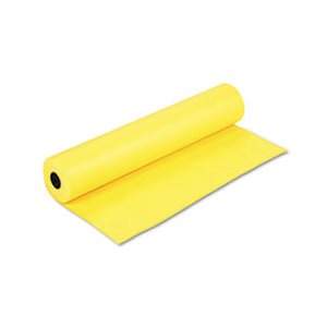 PAPER, KRAFT ROLL, Rainbow, Duo-Finish, Colored, 35lbs, 36" x 1000', Canary