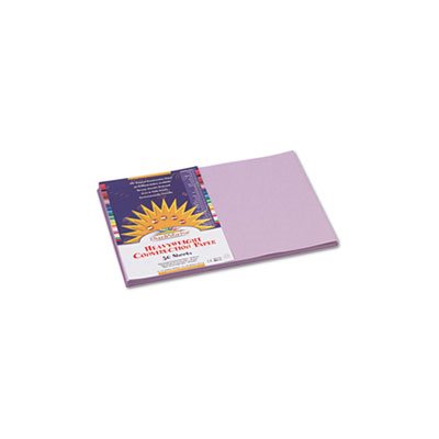 Construction Paper, SUNWORKS, 58bs, 12" x 18", Lilac, 50 Sheets / Pack