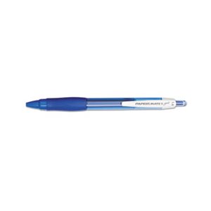 PEN, Roller Ball, Retractable, Gel, Blue Ink, Bold, Dozen