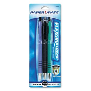 PEN REFILL, BALLPOINT, PAPERMATE, FOR FLEXGRIP, BLACK, MEDIUM, 2 / PACK