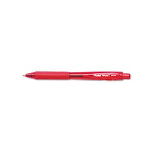 PEN, BALLPOINT, RETRACTABLE, WOW!, 1mm, Red INK / BARREL, Dozen