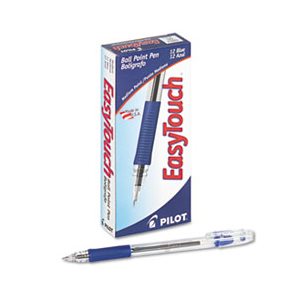 PEN, BALLPOINT, STICK, EasyTouch, Blue Ink, 1mm, Dozen