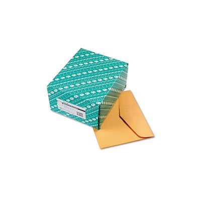 Open Side Booklet Envelope, 12 x 10, Brown Kraft, 100 / Box