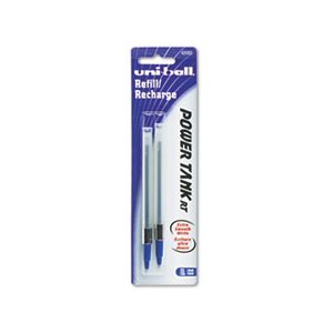 Refill for uni-ball Power Tank RT Ballpoint, Bold, Blue Ink, 2 / Pack