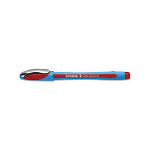 Schneider Slider Memo XB Ballpoint Stick Pen, 1.4mm, Red, 10 / Box