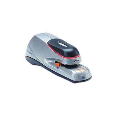 Optima 20 Electric Stapler, Desktop, Auto / Manual, 20 Sheets, Silver