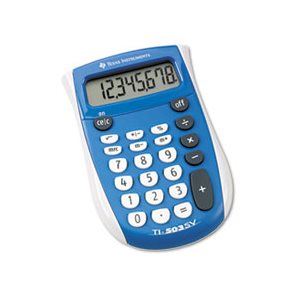 TI-503SV Pocket Calculator, 8-Digit LCD