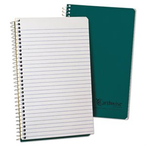 EARTHWISE OXFORD 1 SUBJECT NOTEBOOK, 8X5, NARROW, 80 SH