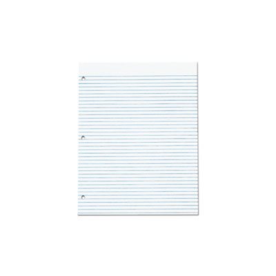 Three Hole Punched Pad, Narrow Rule, 8 1 / 2 x 11, White, 50 Sheets / Pack, Dz.