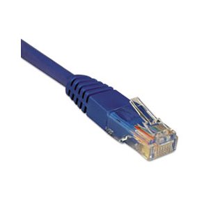 CAT5e Molded Patch Cable, 14 ft., Blue