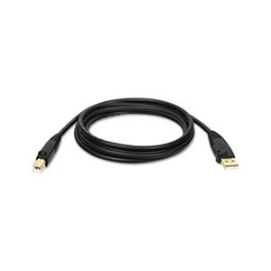 USB 2.0 Gold Cable, 15 ft, Black