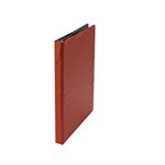 Economy Non-View Round Ring Binder, 1 / 2" Capacity, Red