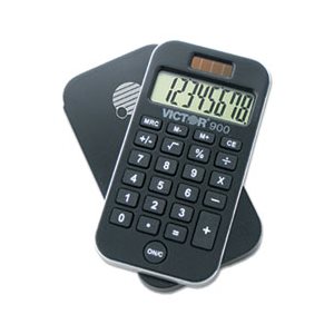 900 Antimicrobial Pocket Calculator, 8-Digit LCD