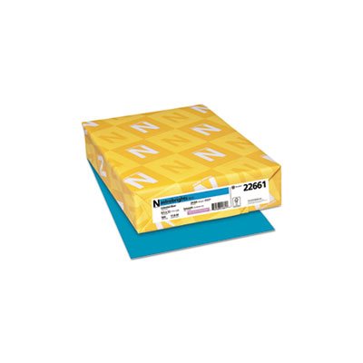 Color Paper, 24lb, 8 1 / 2 x 11, Celestial Blue, 500 Sheets